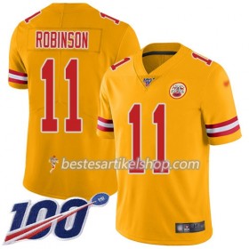 Herren Kansas City Chiefs Trikot Demarcus Robinson 11 Nike Gold 100th